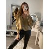 Košile oversize saténová  dlouhý rukáv dámská (S/M/L/XL ONE SIZE) ITALSKÁ MODA IMD22794/DR (Velikost S/M/L, Barva bílá)