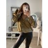 Košile oversize saténová  dlouhý rukáv dámská (S/M/L/XL ONE SIZE) ITALSKÁ MODA IMD22794/DR (Velikost S/M/L, Barva bílá)