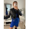 Bunda koženková/křivák dámské (S-XL) ITALSKÁ MÓDA IMPBD22AY033/DR