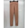 Legíny koženkové teplé dlouhé dámské (S-M-L-XL) ITALSKÁ MÓDA IMM223070-3/DR (Velikost S, Barva hnědá)
