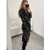 Cardigan mikina na zip s kapucňou dámsky maskáč  (M/L/XL) ITALSKÁ  MÓDA IM520043/DR