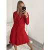 Šaty elegantní dlouhý rukáv dámské (S/M/L ONE SIZE) ITALSKÁ MÓDA IMWB22222/DR (Velikost S/M/L, Barva Černá)