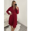Šaty elegantní dlouhý rukáv dámské (S/M/L ONE SIZE) ITALSKÁ MÓDA IMWB22222/DR
