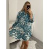 Šaty košilové oversize dlouhý rukáv dámské (S/M/L ONE SIZE) ITALSKÁ MÓDA IMWGS223367/DR