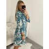 Šaty košilové oversize dlouhý rukáv dámské (S/M/L ONE SIZE) ITALSKÁ MÓDA IMWGS223367/DR (Velikost S/M/L, Barva bílá)