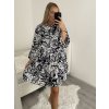 Šaty košilové oversize dlouhý rukáv dámské (S/M/L ONE SIZE) ITALSKÁ MÓDA IMWGS223367/DR (Velikost S/M/L, Barva bílá)
