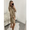 Šaty košilové oversize dlouhý rukáv dámské (S/M/L ONE SIZE) ITALSKÁ MÓDA IMWGS223367/DR (Velikost S/M/L, Barva bílá)