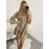 Šaty košilové oversize dlouhý rukáv dámské (S/M/L ONE SIZE) ITALSKÁ MÓDA IMWGS223367/DR (Velikost S/M/L, Barva bílá)