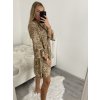 Šaty košilové oversize dlouhý rukáv dámské (S/M/L ONE SIZE) ITALSKÁ MÓDA IMWGS223367/DR (Velikost S/M/L, Barva bílá)