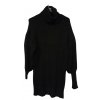 Svetr alá šaty pletený prodloužený rolák dlouhý rukáv dámský (S/M/L ONE SIZE) ITALSKÁ MÓDA imwb22272/DR (Velikost M/L, Barva béžová)
