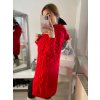 Cardigan pletený dlouhý rukáv dámský (S/M/L ONE SIZE) ITALSKÁ MÓDA IM4221044/DR