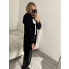 Cardigan pletený dlouhý rukáv dámský (S/M/L ONE SIZE) ITALSKÁ MÓDA IM4221044/DR
