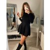 Sukně krátká úpletová teplá dámské (S/M ONE SIZE) ITALSKÁ MÓDA IMPBB22Z8040/DR (Velikost S/M/L, Barva bílá)
