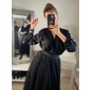 Body alá halenka elegantní saténové  dlouhý rukáv dámské (S/M ONE SIZE) ITALSKÁ MÓDA IMM22LS17519/DR (Velikost S/M/L, Barva bílá)