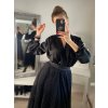 Body alá halenka elegantní saténové  dlouhý rukáv dámské (S/M ONE SIZE) ITALSKÁ MÓDA IMM22LS17519/DR (Velikost S/M/L, Barva bílá)