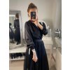 Body alá halenka elegantní saténové  dlouhý rukáv dámské (S/M ONE SIZE) ITALSKÁ MÓDA IMM22LS17519/DR (Velikost S/M/L, Barva bílá)