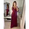 Šaty letní dlouhé na ramínka dámské (S/M ONE SIZE) ITALSKÁ MÓDA IMPBB22A11017/DR