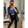 Kalhoty elegantní dlouhé dámské (S-XL) ITALSKÁ MÓDA IMM22MS12085C/DR