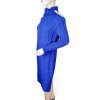 Šaty pletené s rolákem dlouhý rukáv dámské (S/M ONE SIZE) ITALSKÁ MÓDA IMM22MY21198/DR (Velikost S/M/L, Barva béžová)