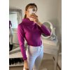Svetr úpletový rolák dlouhý rukáv dámský (S/M ONE SIZE) ITALSKÁ MÓDA EXTRA ME IMM22FD5813/DR (Velikost S/M/L, Barva hnědá camel)