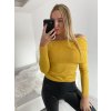 Svetr úpletový rolák dlouhý rukáv dámský (S/M ONE SIZE) ITALSKÁ MÓDA EXTRA ME IMM22FD5813/DR (Velikost S/M/L, Barva hnědá camel)