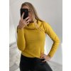 Svetr úpletový rolák dlouhý rukáv dámský (S/M ONE SIZE) ITALSKÁ MÓDA EXTRA ME IMM22FD5813/DR (Velikost S/M/L, Barva hnědá camel)