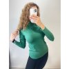 Svetr tenký s rolákem dlouhý rukáv třpytivý dámský (S/M ONE SIZE) ITALSKÁ MÓDA  IMM22FD5851/DR