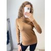 Svetr tenký s rolákem dlouhý rukáv třpytivý dámský (S/M ONE SIZE) ITALSKÁ MÓDA  IMM22FD5851/DR