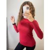 Svetr tenký s rolákem dlouhý rukáv třpytivý dámský (S/M ONE SIZE) ITALSKÁ MÓDA  IMM22FD5851/DR