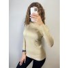 Svetr tenký s rolákem dlouhý rukáv třpytivý dámský (S/M ONE SIZE) ITALSKÁ MÓDA  IMM22FD5851/DR (Velikost S/M/L, Barva růžová)