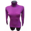 Svetr tenký s rolákem dlouhý rukáv třpytivý dámský (S/M ONE SIZE) ITALSKÁ MÓDA  IMM22FD5851/DR (Velikost S/M/L, Barva růžová)