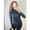 Svetr tenký s rolákem dlouhý rukáv třpytivý dámský (S/M ONE SIZE) ITALSKÁ MÓDA  IMM22FD5851/DR (Velikost S/M/L, Barva růžová)