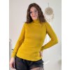 Svetr tenký s rolákem dlouhý rukáv třpytivý dámský (S/M ONE SIZE) ITALSKÁ MÓDA  IMM22FD5851/DR (Velikost S/M/L, Barva růžová)