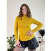 Svetr tenký s rolákem dlouhý rukáv třpytivý dámský (S/M ONE SIZE) ITALSKÁ MÓDA  IMM22FD5851/DR (Velikost S/M/L, Barva růžová)
