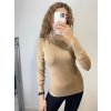 Svetr tenký s rolákem dlouhý rukáv třpytivý dámský (S/M ONE SIZE) ITALSKÁ MÓDA  IMM22FD5851/DR