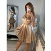Šaty elegantní  bez rukávu dámské (S/M ONE SIZE) ITALSKÁ MÓDA IMPLS22B22947/DR
