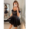 Šaty elegantní  bez rukávu dámské (S/M ONE SIZE) ITALSKÁ MÓDA IMPLS22B22947/DR
