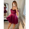 Šaty elegantní  bez rukávu dámské (S/M ONE SIZE) ITALSKÁ MÓDA IMPLS22B22947/DR