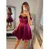 Šaty elegantní  bez rukávu dámské (S/M ONE SIZE) ITALSKÁ MÓDA IMPLS22B22947/DR