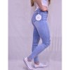 Rifle jeans dámské (25-31) P.O.P. SEVEN MA520pop5517/DR (Velikost 27, Barva modrá)