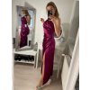 Šaty plesové dlouhé elegantní bez rukávu dámské (S/M ONE SIZE) ITALSKÁ MÓDA IMPBB22B22876/DR (Velikost S/M/L, Barva Černá)