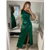 Šaty plesové dlouhé elegantní bez rukávu dámské (S/M ONE SIZE) ITALSKÁ MÓDA IMPBB22B22876/DR (Velikost S/M/L, Barva Černá)