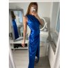 Šaty plesové dlouhé elegantní bez rukávu dámské (S/M ONE SIZE) ITALSKÁ MÓDA IMPBB22B22876/DR (Velikost S/M/L, Barva Černá)
