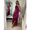Šaty plesové dlouhé elegantní bez rukávu dámské (S/M ONE SIZE) ITALSKÁ MÓDA IMPBB22B22876/DR (Velikost S/M/L, Barva Černá)