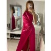Šaty plesové dlouhé elegantní bez rukávu dámské (S/M ONE SIZE) ITALSKÁ MÓDA IMPBB22B22876/DR (Velikost S/M/L, Barva Černá)