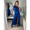 Šaty plesové dlouhé elegantní bez rukávu dámské (S/M ONE SIZE) ITALSKÁ MÓDA IMPBB22B22876/DR (Velikost S/M/L, Barva Černá)