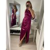 Šaty plesové dlouhé elegantní bez rukávu dámské (S/M ONE SIZE) ITALSKÁ MÓDA IMPBB22B22876/DR (Velikost S/M/L, Barva Černá)