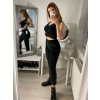 Legíny sametové dlouhé dámské (S/M ONE SIZE) ITALSKÁ MÓDA IMWE21444/DR (Velikost S/M/L, Barva béžová)