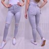 Rifle jeans dámské (25-31) P.O.P. SEVEN MA520gd6188/DR (Velikost 25, Barva šedá)