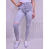Rifle jeans dámské (25-31) P.O.P. SEVEN MA520gd6188/DR (Velikost 25, Barva šedá)